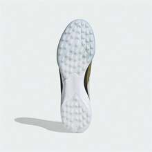 Adidas F50 League TF  Men's Artificial Turf/Hard Ground Firm Ground Soccer Cleats IG9282 - Gold MT/White/No. 1 Black - View 4