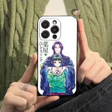 Custodia per telefono Apothecary Diaries Maomao compatibile con 15, 14, 13, 12, 11, Plus, Pro Max, XS, X, XR, SE, Mini, 8, 7, in morbido silicone nero - compatibile con custodia 17, custodia 17 Pro, custodia 17 Pro Max