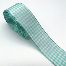 5yards 6mm 10mm 25mm Plaid Ribbon Grid Printed Bow Ribbon For Home Wedding Christmas Decorations DIY Gift Wrapping Ribbon For Bows - Pick Colors - View 9