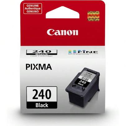 Can PG-240 Genuine Black Ink Cartridge, Compatible With MG2120/3120/4120, MX512/432/472/372/392/522/532/452, MG2220/3220/4220/3520/3620, TS5120,23715334