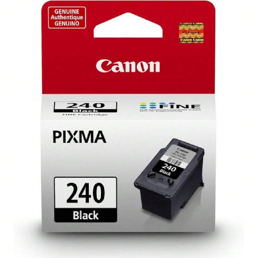 Can PG-240 Genuine Black Ink Cartridge, Compatible With MG2120/3120/4120, MX512/432/472/372/392/522/532/452, MG2220/3220/4220/3520/3620, TS5120,23715334 - Multicolor - View 1