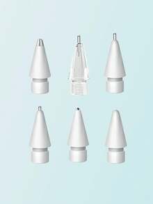 6支装 Apple Pencil 笔尖，兼容 Apple Pencil 笔尖及笔盒，笔尖纤细，精准控制，不易磨损，金属笔尖，兼容 Apple Pencil 第一代/第二代/USB-C/iPad Pro，针状笔尖，带笔盒，iPad Pro 笔套装，圣诞节、家人、朋友、生日、节日最佳礼物，笔配件