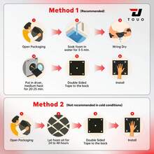 TOUO Sound-Absorbing Foam 6-48 Pcs Acoustic Foam Panels Wall Soundproofing Studio Acoustic Treatment Sound Absorbing Material