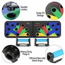 Prancha Para Flexão De Braço 9 Em 1 Push Up Variações de Exercícios Físicos