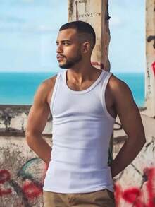 Men T-Shirts - Blanco y Negro - Ver 4