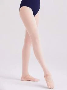 50D 女士芭蕾舞紧身裤，薄款肤色连脚连裤袜，适合舞蹈练习 - 彩色 - 查看 11