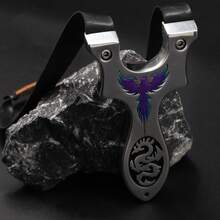 مجموعة منداح فولاذية لا صدئة للصيد في الهواء الطلق، بنمط ملون، للممارسة والمنافسة، معدات لعبة للأولاد، سلاح للصيد والرماية في الهواء الطلق، سلاح للأرض الصيدية، منداح كرات عالي القوة، لعبة للكبار، منداح لصيد الطيور