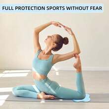 1pc Yoga Knee Pad, Thick Yoga Knee Pad, Sports Knee Pad, Elbow Pad, Wrist Guard, Hand Guard, Head Guard, Foam Pilates Kneeling Pad - Black - View 7