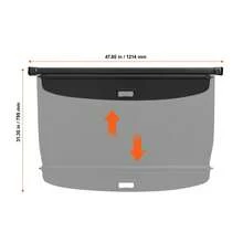 Cubierta de carga retráctil   paraRAV4 2019-2024 Cubierta de maletero trasera mejorada - RAV4 2019-2024 - Ver 10