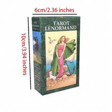 Jogo de Cartas Tarot Lenormand, Entretenimento Casual para Reuniões Familiares, Feriados, Atividades de Festa