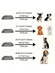 Comfortable Striped Square Pet Bed - Soft & Durable, Suitable For Small To Large Dogs, All Season, Removable, Applicable For Dog Boarding, Puppy Raising, Indoor/Outdoor, Travel And Various Occasions