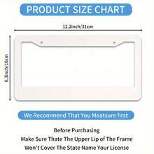 A License Frame With 2 Holes That Says "Eat, Sleep, Code, Repeat", Suitable For Vehicles In The United States And Canada, Vehicle Accessories. - Color - 查看 2