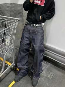 Men Jeans - Xanh cổ điển - Xem 1