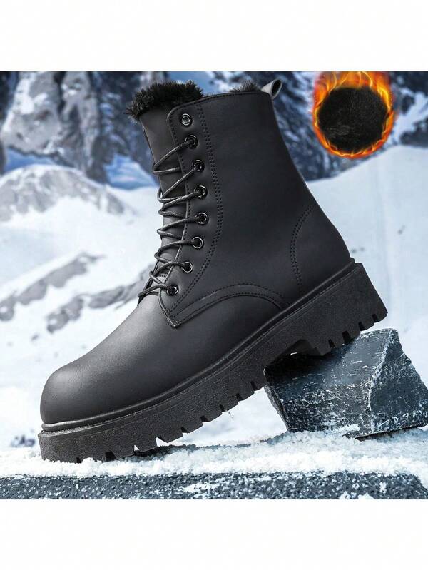 Ghete unisex pentru cupluri, cu căptușeală moale și confortabilă, vârf rotund, model casual și versatil, din piele naturală lucioasă (acest stil este mărime mare, se recomandă comandarea cu o mărime mai mică)