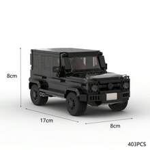 Kreativa racerbilar, klassiska klossar för montering - Svart - Visa 6