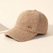 1 Mũ lưỡi trai bóng chày co giãn ấm áp mùa đông bằng vải nhung lông cho nam - Mũ lông cừu mềm mại có logo vàng trang trí, nhiều màu (Đen, Trắng, Nâu, Xám, Be), Thích hợp cho thể thao và trang phục thường ngày - Nhẹ và có thể giặt được - Thiết kế màu trơn, kết cấu giống như nỉ, Phong cách tối giản, Vành cong mượt mà - Lý tưởng cho mùa thu/đông (Nhiều màu sắc có sẵn) - Thích hợp cho học sinh và nam giới, Mũ mùa đông cho nam, Mũ mùa đông, Mũ mùa đông cho nữ - Nhãn nhỏ nhiều màu - Xem 18