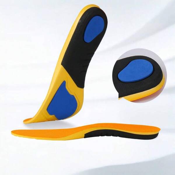 Shock Absorbing Sports Insoles, Comfortable & Breathable For Men And Women, Suitable For Running Shoes
