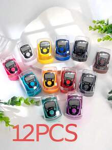 Boxed Handy Electronic Counter, LED Display Screen, Hundred Reminder Counter, Elegant Appearance Easy To Wear On Hand, Suitable For Prayer Counting, Exercise Counting, Knitting Counting, Etc. - Multicolor - View 17