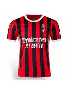 ACM Milan Men's Red Training Football Shirt 2025 Premium European Uniform Dry Fit Fan Team Shirt - Red - View 1