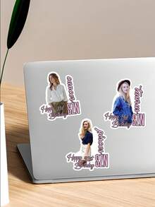 Birthday Sticker Canva Editable Template, Birthday Party Styrofoam Cup Design, Birthday Party Sticker Template, Customize Party Cup, Digital, Face Stickers, Photo Stickers, Birthday Stickers, Custom Photo Stickers, Custom Face Stickers, 21st, 30th, 40th, 50th, - Multicolor - View 3