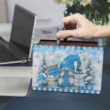 Merry Christmas/DIY Set, Handmade Wooden Rectangular Coin Storage Box, Red/Blue, Home Decor, Piggy Bank, Home Office, Wedding Holiday New Year Gift, Graduation, Birthday Party Favor, Home Decor, Library Display, Halloween And Christmas Gift, Small Organizer (No Electricity)