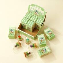 天然疗愈宝石脉轮水晶蘑菇套装盒 - 能量矿物家居装饰七脉轮疗愈水晶装饰圣诞礼物 - 菇礦標瓶 - 查看 6