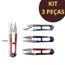 Tesoura Arremate Metal c/ 3 unidades Costura