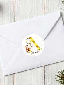 12 قطعة / 24 قطعة / 36 قطعة / 48 قطعة ملصقات دائرية مخصصة لعيد الميلاد، 1/12/24/36/48/96 قطعة ملصقات بشعار قبعة سانتا وحروف ذهبية، ملصقات ديكور عيد الميلاد المخصصة للهدايا والمظاريف ولوازم الحفلات، علامات هدايا عيد الميلاد للأكياس والصناديق والتغليف، مثالية لديكورات حفلات عيد الميلاد والهدايا والديكور المنزلي وهدايا والعام الجديد