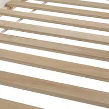 Bunk Bed, Bunk Bed With Three-Step Straight Ladder, Children's Bed, Youth Bed With Slide, With Pull-Out Shelf, Pine+MDF, White+Natural, 90x200cm - White - View 10