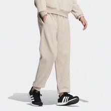 Adidas بنطلون رياضي كاجوال يونيسكس من أديداس، مريح وقوي - بني - مشاهدة 4