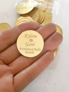 1/10/20 pièces Étiquettes rondes personnalisées en miroir, 3,5 cm, Or/Or rose/Argent. Étiquette de baptême, Étiquette miroir pour chocolat, Nom de bébé, Cartes de placement de mariage personnalisées, Étiquettes en miroir acrylique gravées de noms pour table, Pour anniversaires, Pour anniversaires, Mariages, Pour pendaison de crémaillère - Multicolore (3,5*3,5 cm rond) - Voir 8