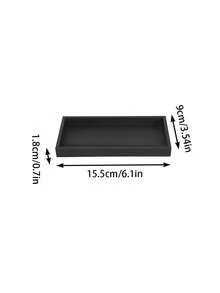 Khay để bàn và tủ đựng đồ - Khay đựng đồ nhà tắm bằng silicon, Giá đựng xà phòng rửa bát cầm tay linh hoạt cho nhà bếp, Hộp đựng đồ trên bàn phòng tắm, Khay trang trí bồn cầu vòi sen, Miếng lót trang điểm bồn rửa mặt - Nhiều màu - Xem 29