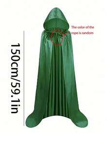 Soft Velvet Cape With Hat, Unisex Clothing Cloak, Black, Red, Purple, Green - Suitable For Parties, Theme Events, And Role-Playing, Easy To Wear And Store, Holiday Costume, Suitable For Halloween, Christmas, And Carnival, Perfect Gift For Role-Playing Enthusiasts 