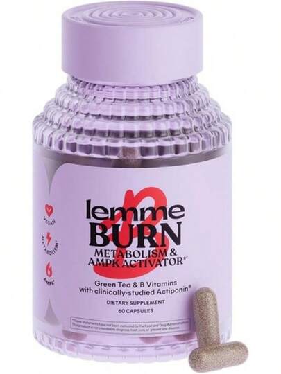 Lemme Burn Metabolism Belly Fat Burning AMPK Activating Supplement For Menatural