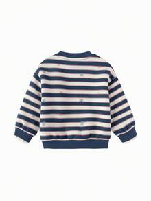 Balabala Tom And Jerry Boys' Layered Hoodie, 2025 Autumn/Winter Collection, Cute & Warm Sweatshirt - Blue and White - View 5