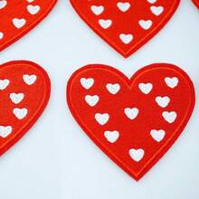 Heart Patch Red Heart Iron On Patches Heart Embroidery Patches Applique Repair Clothes Decoration - 1 - View 6