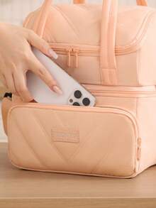 1 szt. Duża pojemność, miękka, izolowana torba na lunch, przenośna, izolowana torba o dużej pojemności, przenośna, izolowana torba na lunch z folii aluminiowej, izolowana torba na lunch z powrotem do szkoły, podróż, piknik, szkoła, praca, kemping, biuro, dziewczęta, chłopcy, studenci, niezbędne w podróży, artykuły szkolne, niezbędne na studia, świąteczna torba na lunch, odpowiednia na każdą porę roku: wiosnę, lato, jesień i zimę