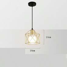 1 đèn trần bằng sắt phong cách Bắc Âu, đèn tối giản hiện đại cho hành lang, hành lang, tủ quần áo, tiền sảnh, hiên nhà, ban công, không bao gồm bóng đèn - màu đen - Xem 12
