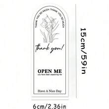 24 pezzi/120 pezzi Adesivi personalizzati, design personalizzato, adatti per applicare su fascicoli di lavoro, biglietti di auguri, confezioni di dolci, scatole per gioielli, buste, scatole regalo, borse della spesa, buste