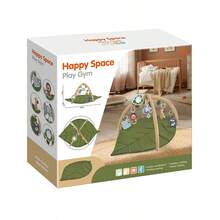 Thick Foldable Green Leaf Forest Pattern Play Mat, Suitable For Infant Crawling, Fitness Frame, Baby Playmat Toy