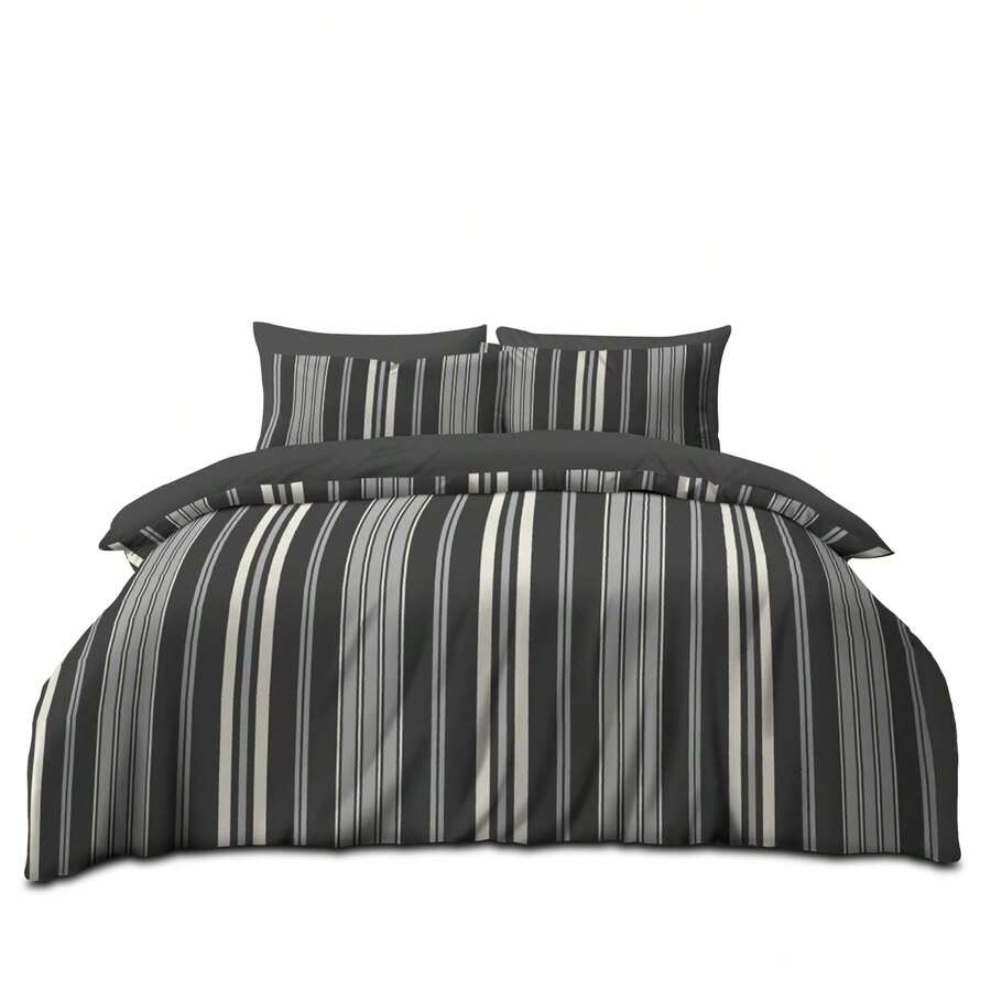VELVETIO Junie Printed Duvet Cover Soft And Smooth Breathable Quilt Set With Matching Pillowcase