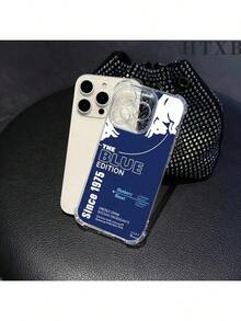 Stylish Red Ins B-Bulles Blue Since 1975 For IPhone 17promax/17air 16Promax, 16 15Pro 14PLUS 13 12Pro 11 Pro Max A15 A35 A55 S24 A16 S25 Shockproof Transpart Soft Back Case202520120252025 - Trong sáng - Xem 3