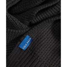 Cole Haan Men's Waffle-Knit Scarf |  | Men Scarves - 黑色 - 查看 3
