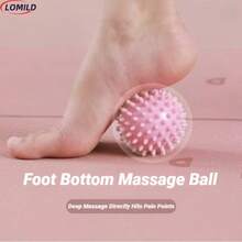 2 Stücke LOMILD Faszienball, 6CM Massageball für Muskel- und Faszienlockerung, Muskelentspannung, Yoga Fitness Schulter Nacken Fuß Massageball, Tiefengewebsstimulation, Muskelregeneration, Schmerzlinderung, langanhaltend, Igel-Design