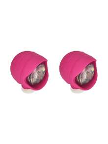 2/4/8Pcs Outdoor Camping Hole Shoe Headlight Adult Shoe Decoration Waterproof Shoe Light Three Lighting Effects - Rose Red - View 9