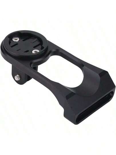 Dioche Soporte de Extensión ara Bicicleta, Soporte de Montaje en Computadora para Bicicleta, Soporte de AleacióN De Aluminio, Ciclismo, Soporte de Montaje para VáStago de Bicicleta(Negro)