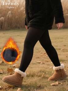 【DazzleLegs】1条装加大码加厚保暖连裤袜，女士弹力保暖连裤袜，黑色柔软舒适，适合5-15°C，时尚性感，适合万圣节、圣诞节等场合，温暖舒适 - 黑色 - 查看 7