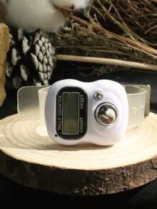 1pc Spring Renewal | One-Click Reset Finger Counter, Dual Use For Reciting Sutras/Mantras And Fitness Counting - Multicolor - View 2