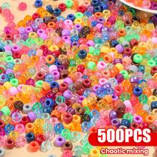 600pcs Pony Beads Set, 24 Colors Plastic Craft Bead For Diy Jewelry Making, Bracelets, Necklaces, Craft Jewelry Making, Festival Birthday Gift Jewelry Making Kit