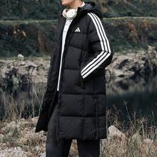 Adidas ESS 3S P D HD J Herren Daunenjacke, Neuer Sportoutfit Winter 2025, Outdoor Winddicht Warm Kapuzen Dicke Jacke, KH3987